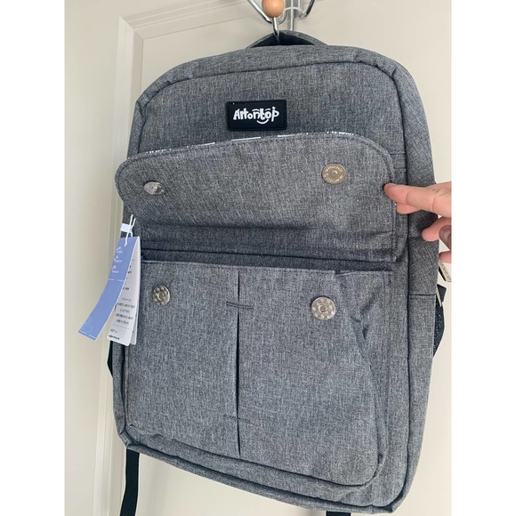 NWT Arrontop Laptop Backpack Water Resistant With USB Charging Port - Picture 2 of 10